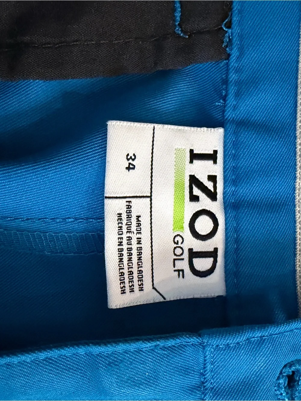 Izod Men’s  Blue Golf Shorts